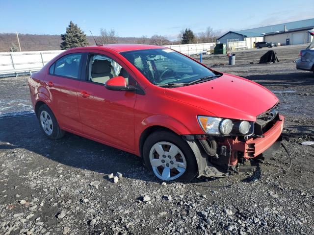 1G1JA5SH2E4169527 - 2014 CHEVROLET SONIC LS RED photo 4