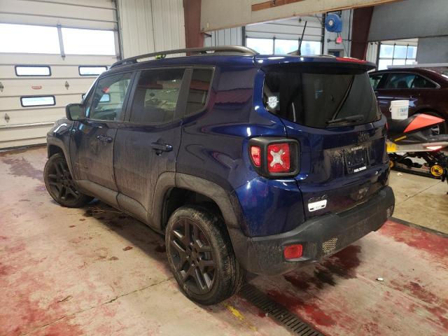 ZACNJDBB1MPM64761 - 2021 JEEP RENEGADE LATITUDE BLUE photo 2