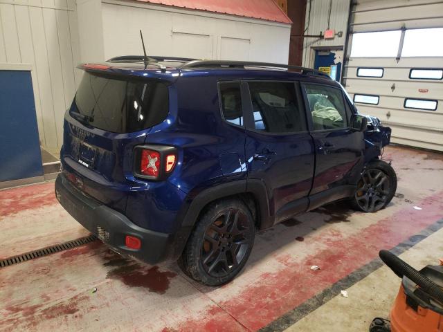 ZACNJDBB1MPM64761 - 2021 JEEP RENEGADE LATITUDE BLUE photo 3