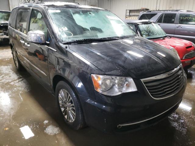 2C4RC1CG1DR557895 - 2013 CHRYSLER TOWN & COU TOURING L BLACK photo 1