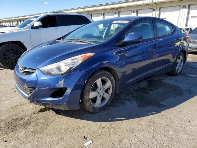 KMHDH4AE7DU877736 - 2013 HYUNDAI ELANTRA GLS BLUE photo 1