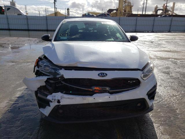 3KPF44ACXME404693 - 2021 KIA FORTE GT WHITE photo 5