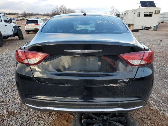 1C3CCCAB9FN646224 - 2015 CHRYSLER 200 LIMITED BLACK photo 6