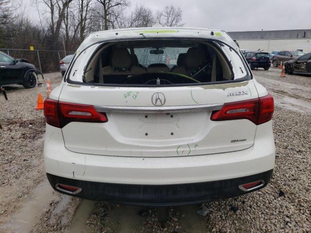 5FRYD4H25FB021214 - 2015 ACURA MDX WHITE photo 6