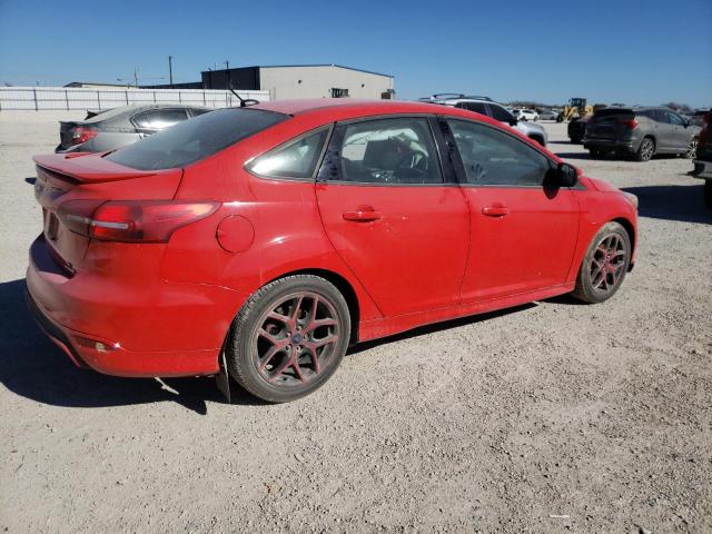 1FADP3F24GL371152 - 2016 FORD FOCUS SE RED photo 3