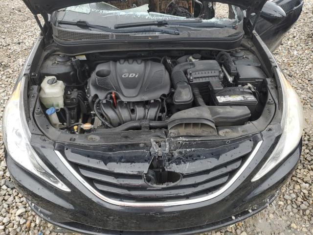 5NPEB4AC0CH449802 - 2012 HYUNDAI SONATA GLS BLACK photo 11