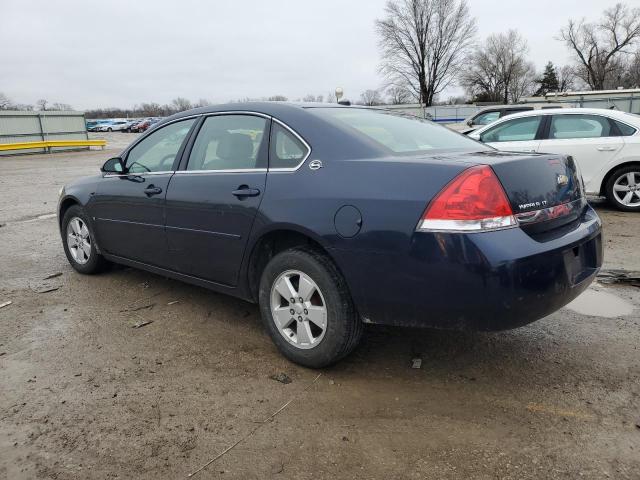 2G1WT58K579164681 - 2007 CHEVROLET IMPALA LT BLUE photo 2