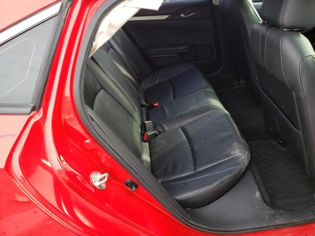 2HGFC1F78GH645823 - 2016 HONDA CIVIC EXL წითელი ფოტო 10