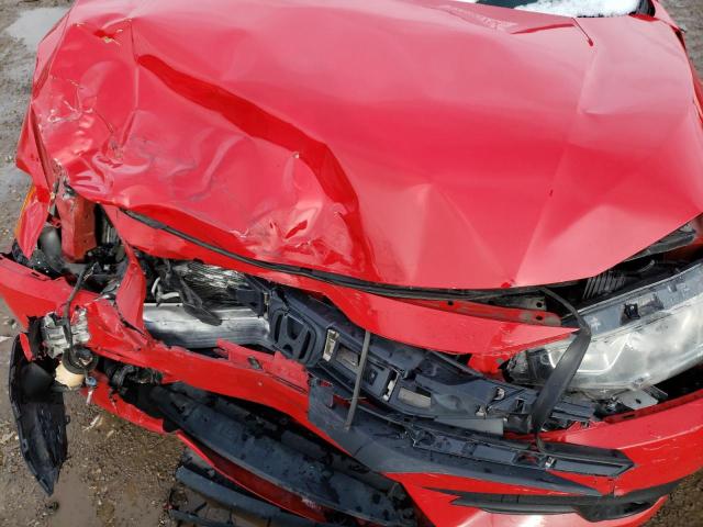 2HGFC1F78GH645823 - 2016 HONDA CIVIC EXL წითელი ფოტო 11