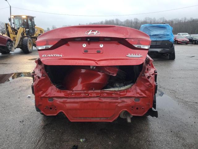 5NPD84LF6HH173294 - 2017 HYUNDAI ELANTRA SE RED photo 6