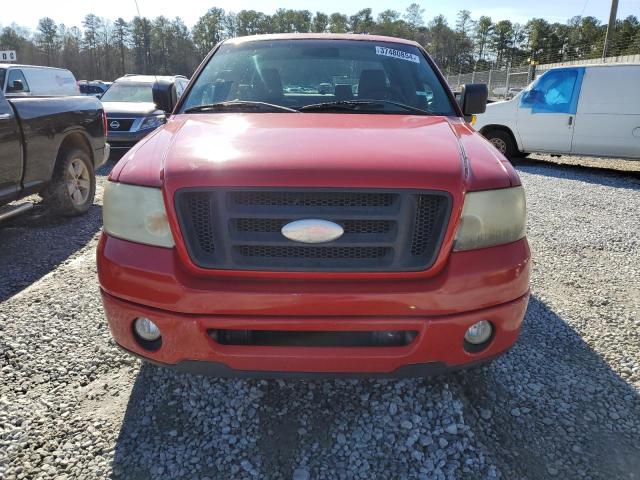 1FTRX02W66KA92488 - 2006 FORD F150 RED photo 5