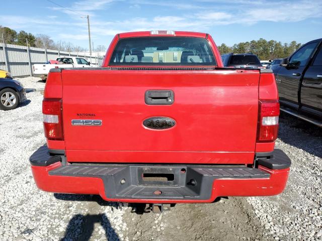 1FTRX02W66KA92488 - 2006 FORD F150 RED photo 6