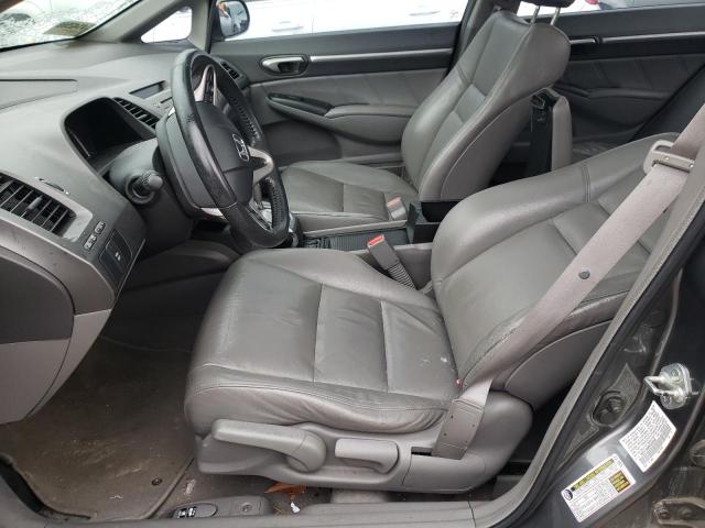 19XFA16989E032590 - 2009 HONDA CIVIC EXL GRAY photo 7