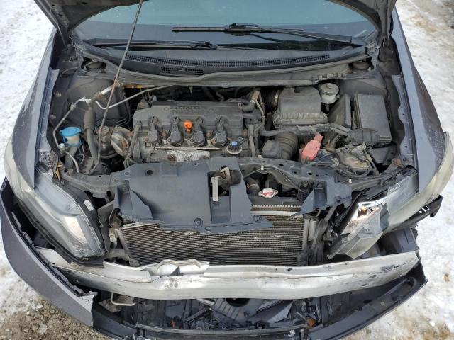 2HGFB2F54EH546744 - 2014 HONDA CIVIC LX GRAY photo 11