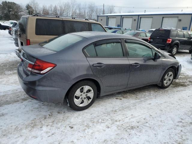 2HGFB2F54EH546744 - 2014 HONDA CIVIC LX GRAY photo 3