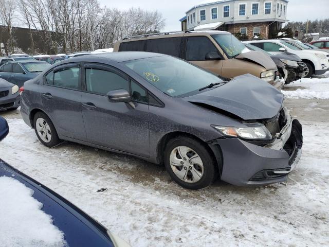 2HGFB2F54EH546744 - 2014 HONDA CIVIC LX GRAY photo 4