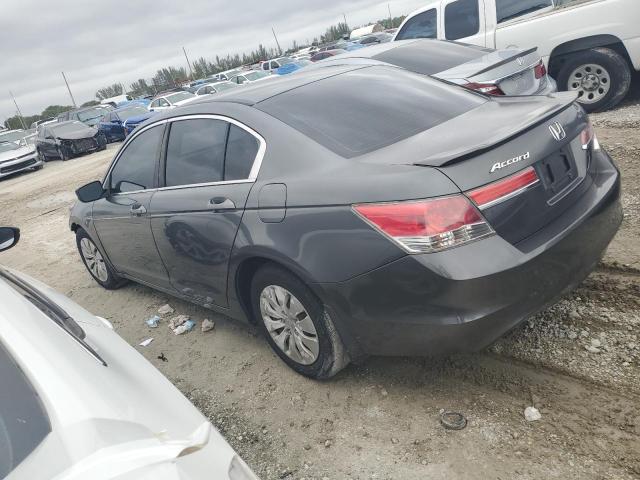 1HGCP2F30CA099926 - 2012 HONDA ACCORD LX GRAY photo 2