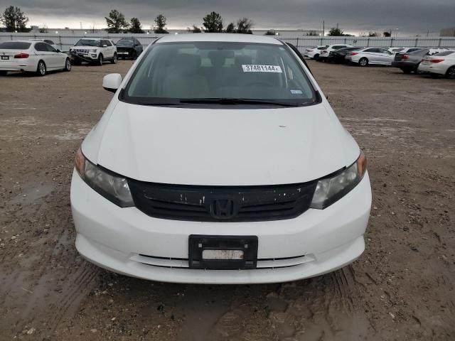 19XFB2F52CE080951 - 2012 HONDA CIVIC LX WHITE photo 5