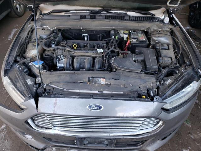 3FA6P0H72ER316097 - 2014 FORD FUSION SE GRAY photo 11