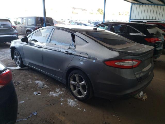 3FA6P0H72ER316097 - 2014 FORD FUSION SE GRAY photo 2