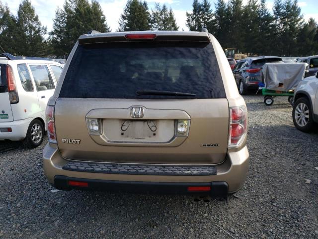 2HKYF18566H517452 - 2006 HONDA PILOT EX GOLD photo 6