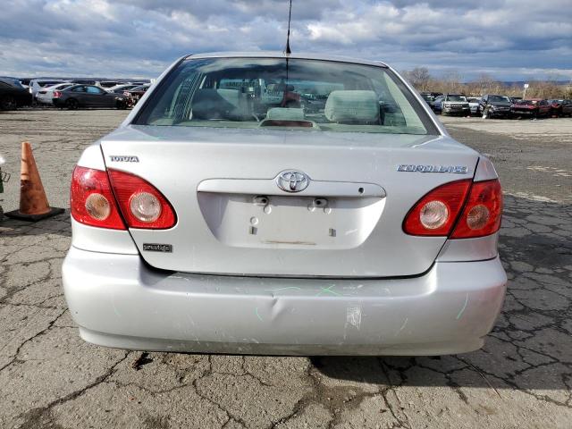 2T1BR32E05C382004 - 2005 TOYOTA COROLLA CE SILVER photo 6