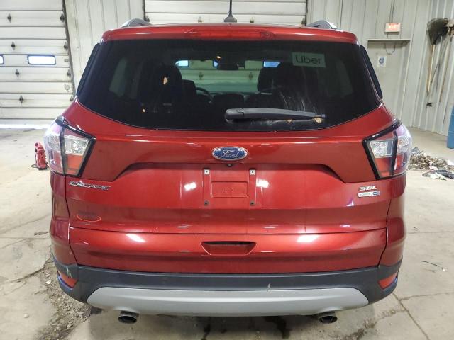 1FMCU9HD5JUC58274 - 2018 FORD ESCAPE SEL RED photo 6