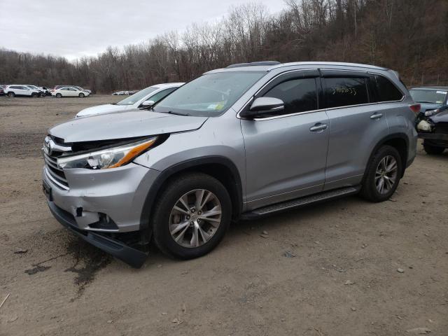 5TDJKRFH5ES054124 - 2014 TOYOTA HIGHLANDER XLE Gümüş foto 1