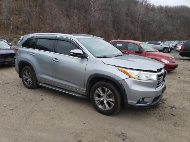 5TDJKRFH5ES054124 - 2014 TOYOTA HIGHLANDER XLE Gümüş foto 4
