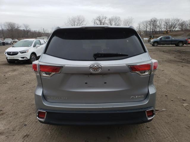 5TDJKRFH5ES054124 - 2014 TOYOTA HIGHLANDER XLE Gümüş foto 6
