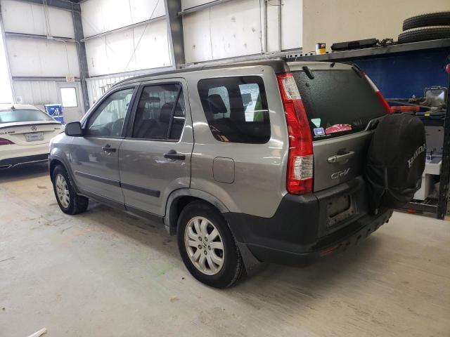 JHLRD78805C060691 - 2005 HONDA CR-V EX GRAY photo 2