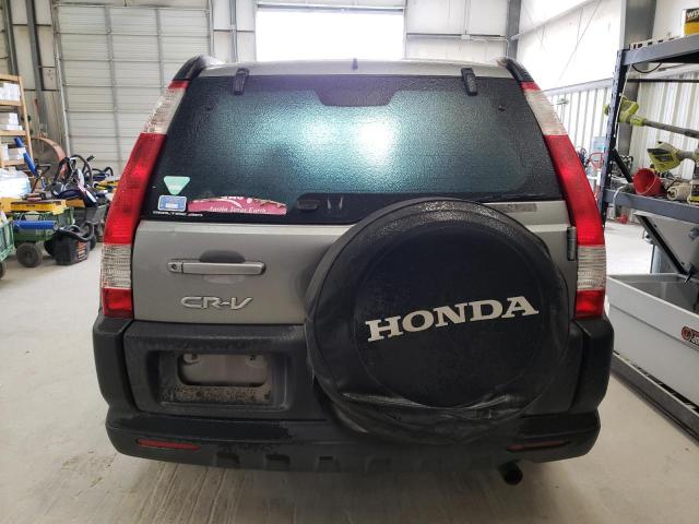 JHLRD78805C060691 - 2005 HONDA CR-V EX GRAY photo 6