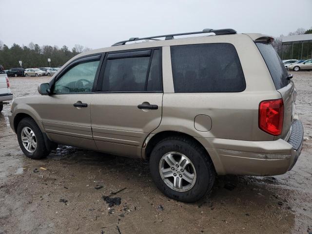 5FNYF18565B033679 - 2005 HONDA PILOT EXL GOLD photo 2