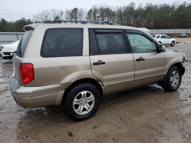 5FNYF18565B033679 - 2005 HONDA PILOT EXL GOLD photo 3