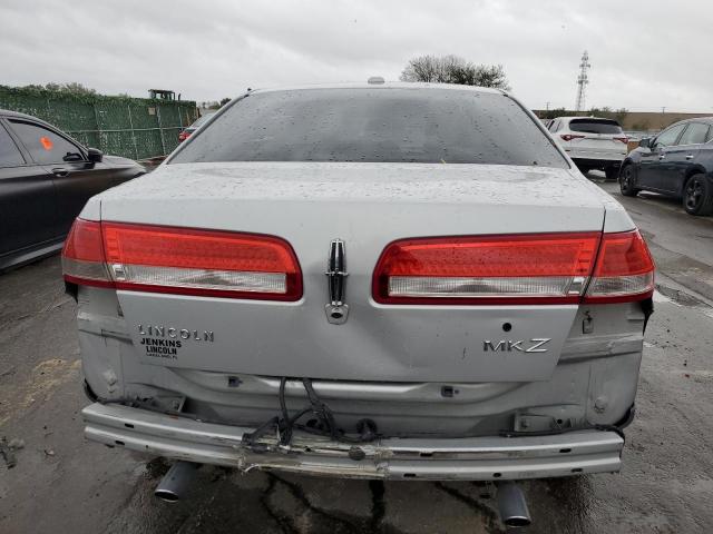 3LNHL2GC3AR647298 - 2010 LINCOLN MKZ SILVER photo 6