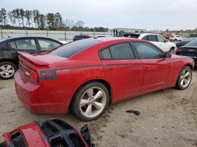 2C3CDXCT5DH580058 - 2013 DODGE CHARGER R/T RED photo 3