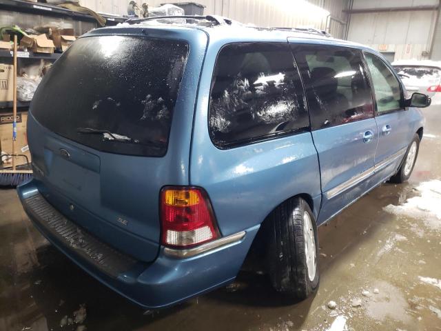 2FMZA52432BA69523 - 2002 FORD WINDSTAR SE BLUE photo 3