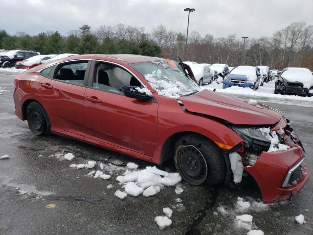 2HGFC2F6XKH524149 - 2019 HONDA CIVIC LX RED photo 4