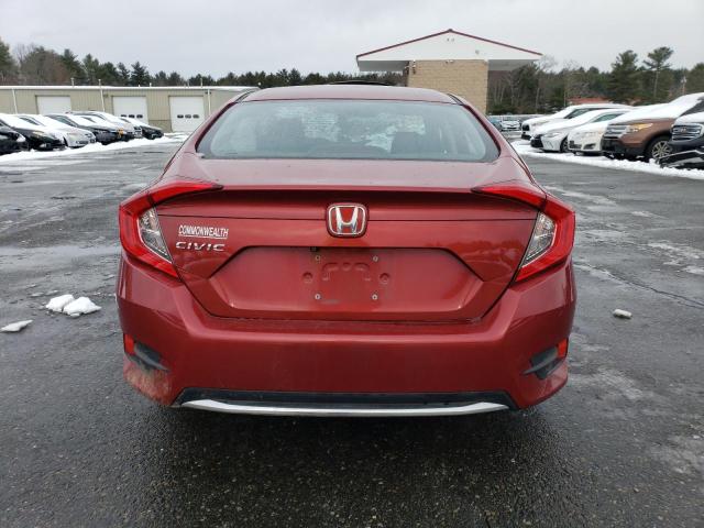 2HGFC2F6XKH524149 - 2019 HONDA CIVIC LX RED photo 6