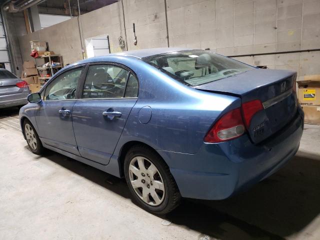 2HGFA1F53BH542631 - 2011 HONDA CIVIC LX BLUE photo 2