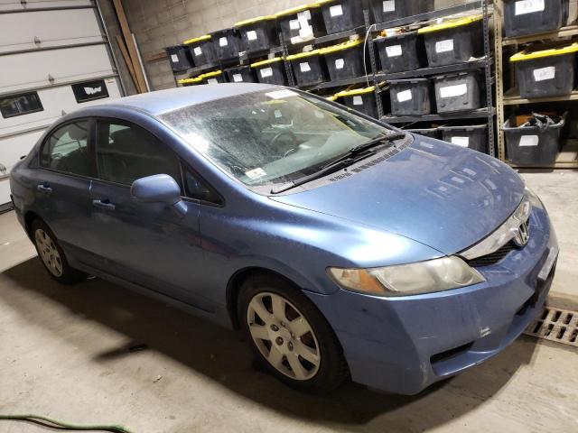 2HGFA1F53BH542631 - 2011 HONDA CIVIC LX BLUE photo 4