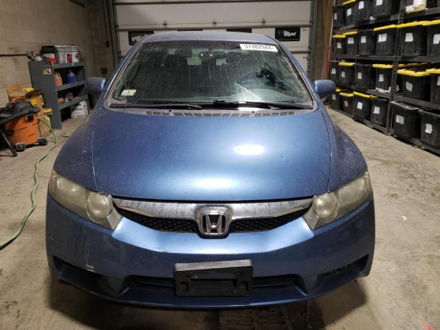 2HGFA1F53BH542631 - 2011 HONDA CIVIC LX BLUE photo 5