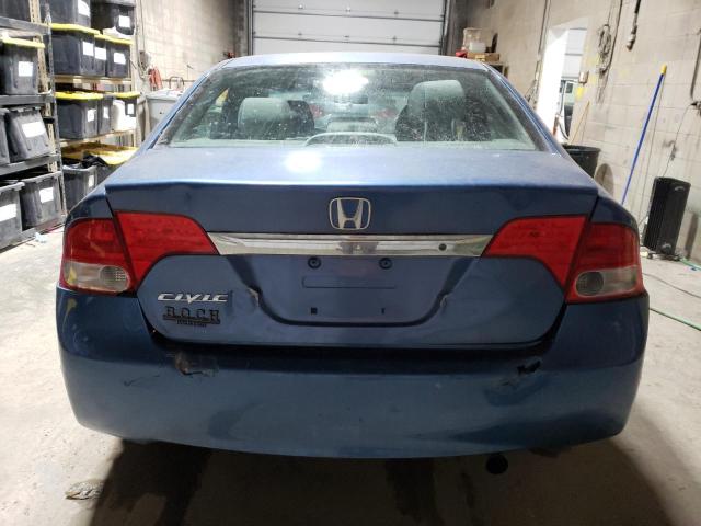 2HGFA1F53BH542631 - 2011 HONDA CIVIC LX BLUE photo 6