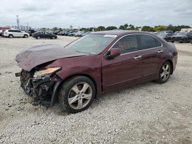 JH4CU2F6XBC011242 - 2011 ACURA TSX BURGUNDY photo 1