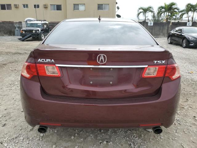 JH4CU2F6XBC011242 - 2011 ACURA TSX BURGUNDY photo 6