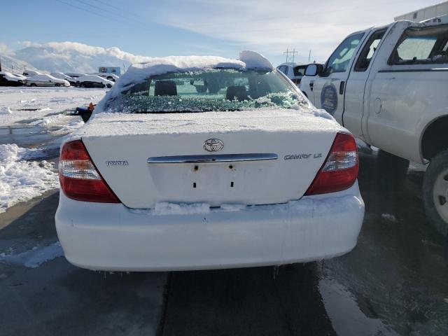 4T1BE32K04U361796 - 2004 TOYOTA CAMRY LE WHITE photo 6