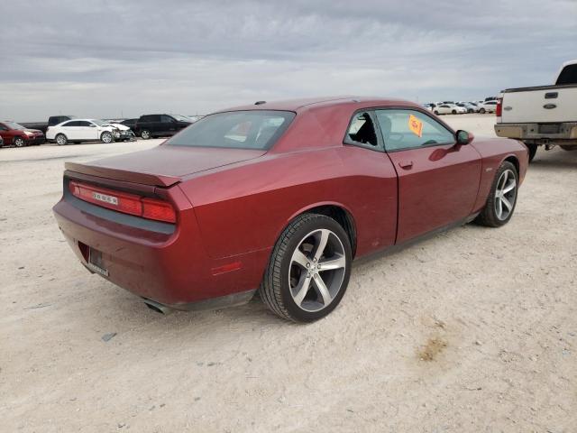 2C3CDYAG7EH293611 - 2014 DODGE CHALLENGER SXT BURGUNDY photo 3