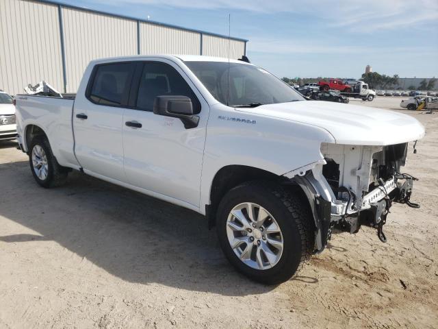 1GCPYBEK1NZ127534 - 2022 CHEVROLET SILVERADO K1500 CUSTOM WHITE photo 4