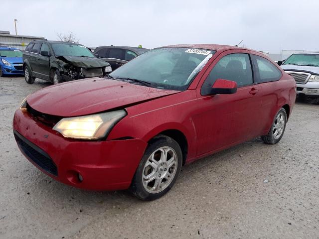 1FAHP3CN8AW201365 - 2010 FORD FOCUS SE RED photo 1