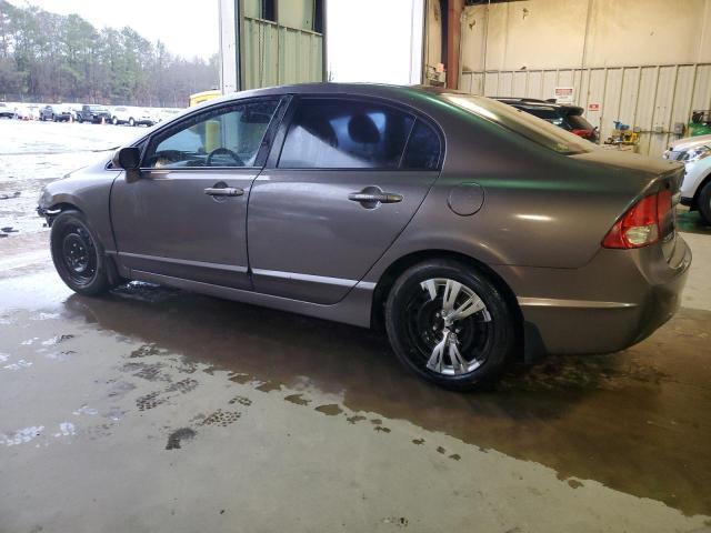 2HGFA1F55AH567979 - 2010 HONDA CIVIC LX GRAY photo 2